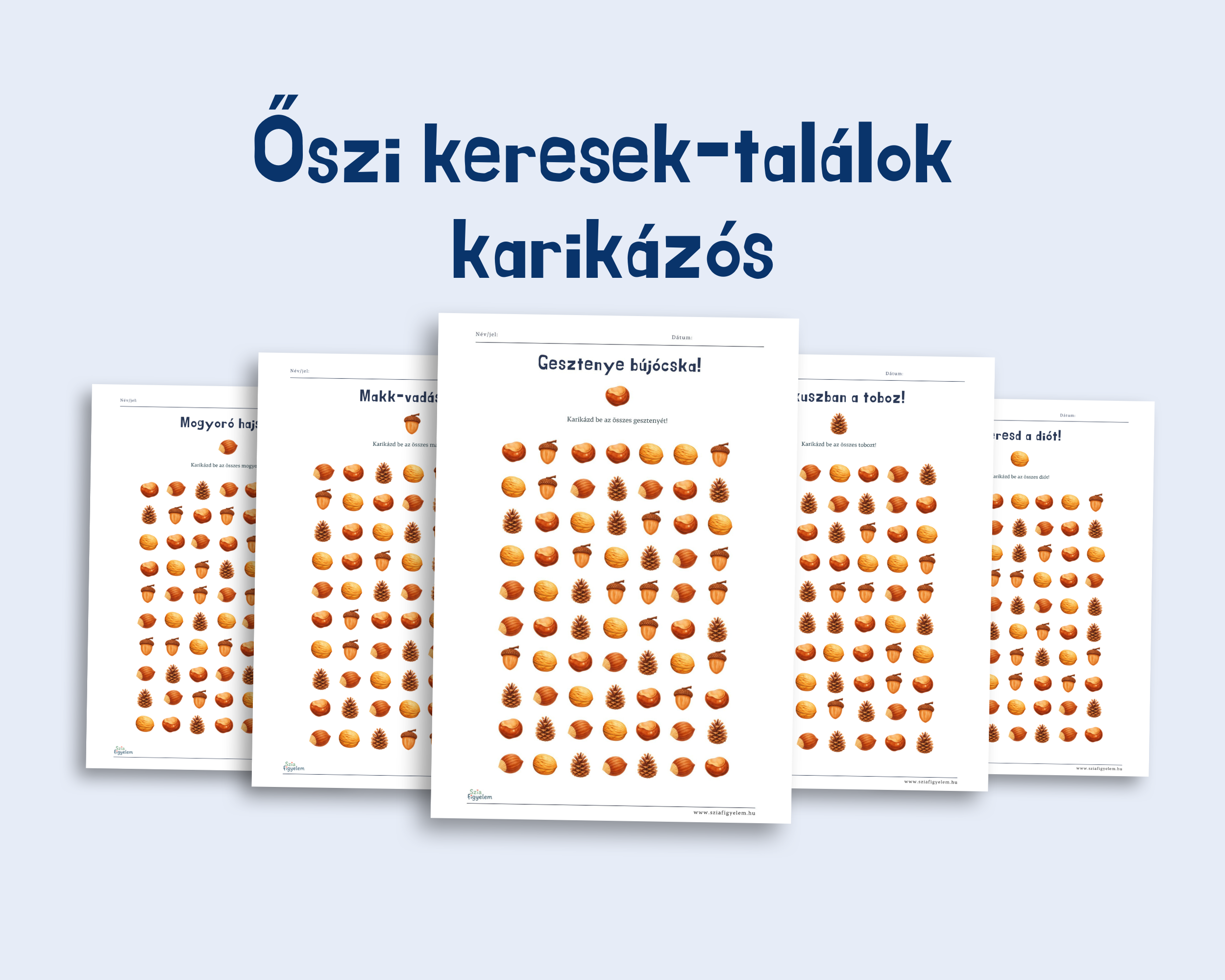 Őszi keresek-találok karikázós